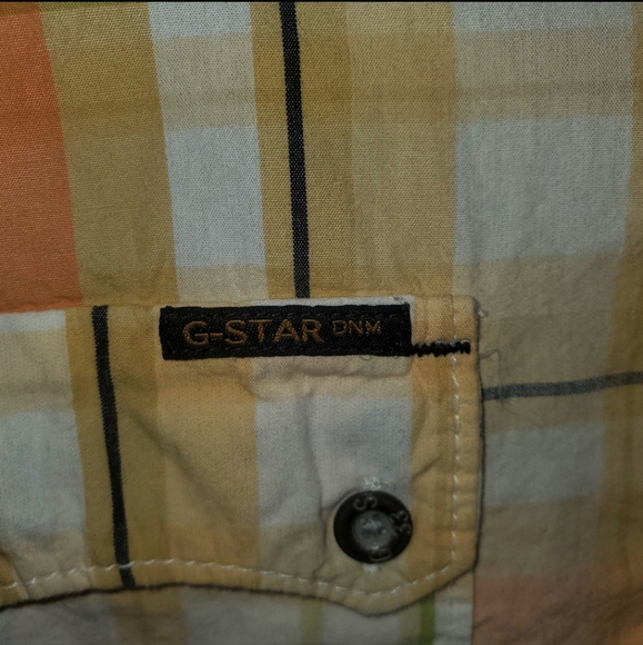 Gstar Raw Men's LS Shirt with Roll Up Button Sleeves - Picture 8 of 10